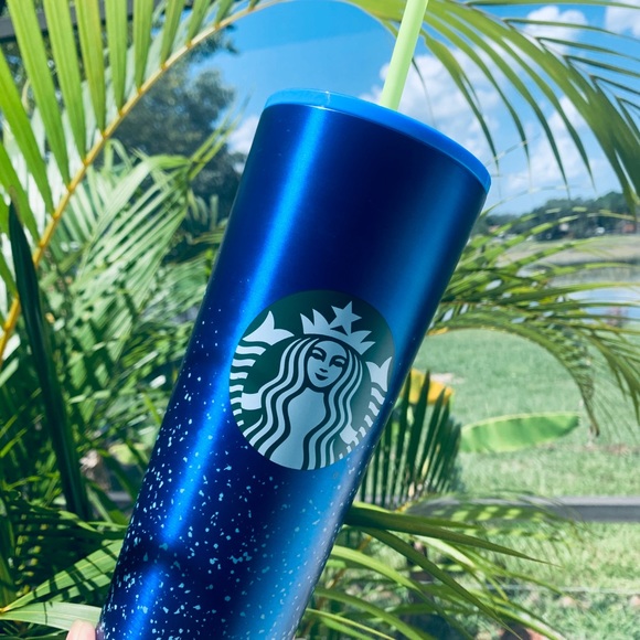 Starbucks Accessories - Starbucks Blue Dori Stainless Tumbler Steel Cold Cup Venti 24oz Nemo New 2020